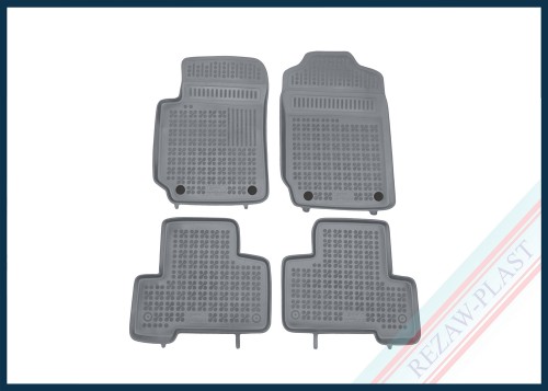 Dywaniki samochodowe TPE (gumowe) szare pasują do: Suzuki GRAND VITARA II 2005 - 2014