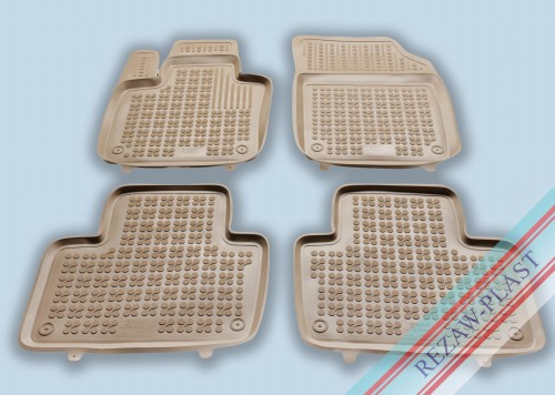 Dywaniki podłogowe beżowe pasują do: Volvo XC90 II 2015 - 2025