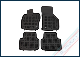 Dywaniki samochodowe TPE (gumowe) czarne pasują do: Skoda OCTAVIA III 2013 - 2019, OCTAVIA IV 2019 - 2024