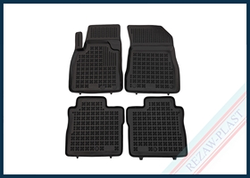 Dywaniki samochodowe TPE (gumowe) czarne pasują do: Nissan NOTE II 2013 - 2016