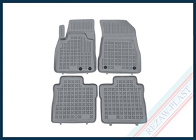 Dywaniki samochodowe TPE (gumowe) szare pasują do: Nissan NOTE II 2013 - 2016