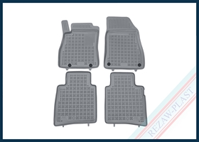 Dywaniki samochodowe TPE (gumowe) szare pasują do: Nissan PULSAR 2014 - 2018