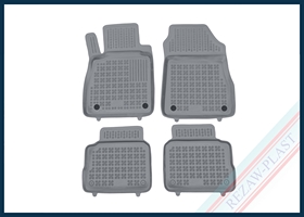 Dywaniki samochodowe TPE (gumowe) szare pasują do: Nissan MICRA V K14 2016 -
