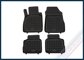 Dywaniki samochodowe TPE (gumowe) czarne pasują do: Nissan MICRA V K14 2016 -