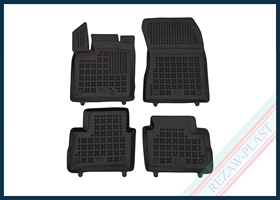 Dywaniki samochodowe TPE (gumowe) czarne pasują do: Nissan QASHQAI III 2021 - 2024