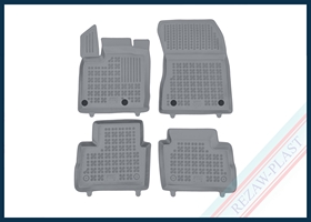 Dywaniki samochodowe TPE (gumowe) szare pasują do: Nissan QASHQAI III 2021 - 2024
