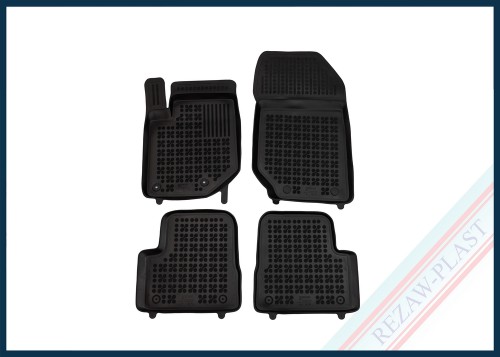 Dywaniki samochodowe TPE (gumowe) czarne pasują do: Opel CORSA F VI 2019 -, Peugeot 208 II 2019 - 2023
