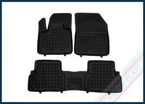 Dywaniki samochodowe TPE (gumowe) czarne pasują do: Peugeot 3008 II 2016 - 2024