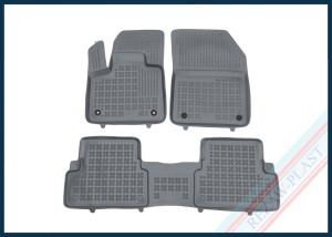 Dywaniki samochodowe TPE (gumowe) szare pasują do: Peugeot 3008 II 2016 - 2024