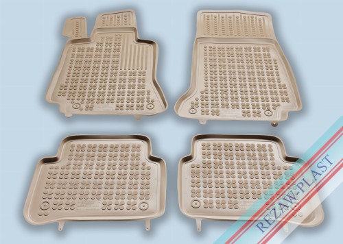 Floor mats beige fit to: Mercedes W213, S213 E - KLASA 2016 - 2023, CLS III C257 2018 -