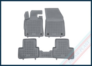Dywaniki samochodowe TPE (gumowe) szare pasują do: DS4 II 2021 - , Opel ASTRA VI L 2021 - , Peugeot 308 III 2021 -
