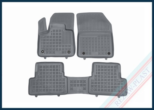 Dywaniki samochodowe TPE (gumowe) szare pasują do: Peugeot 3008 II 2020 - 2024