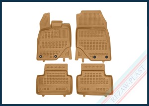 Dywaniki samochodowe TPE (gumowe) beżowe pasują do: Peugeot 3008 III 2024 -