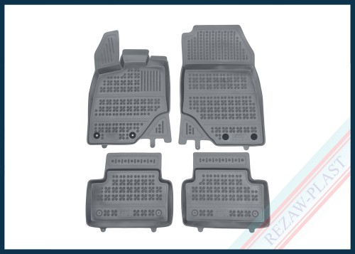 Dywaniki samochodowe TPE (gumowe) szare pasują do: Peugeot 3008 III 2024 -