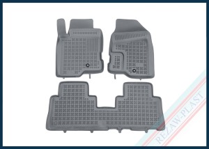 Dywaniki samochodowe TPE (gumowe) szare pasują do: Chevrolet CAPTIVA 2006 - 2015, Opel ANTARA 2006 - 2017