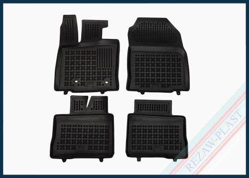 Dywaniki samochodowe TPE (gumowe) czarne pasują do: Toyota RAV4 VI 2026 -