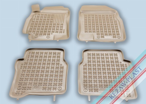Dywaniki podłogowe beżowe pasują do: Nissan PRIMERA III P12 2002 - 2007