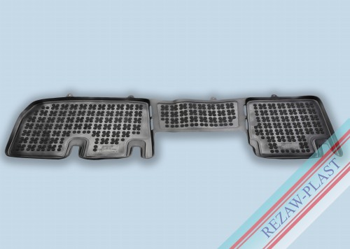 Floor mat black fits to: Fiat TALENTO 2016 - 2020, Nissan NV300 2016 - , Opel VIVARO II 2014 - 2019 , Renault TRAFIC III 2014 - 2021