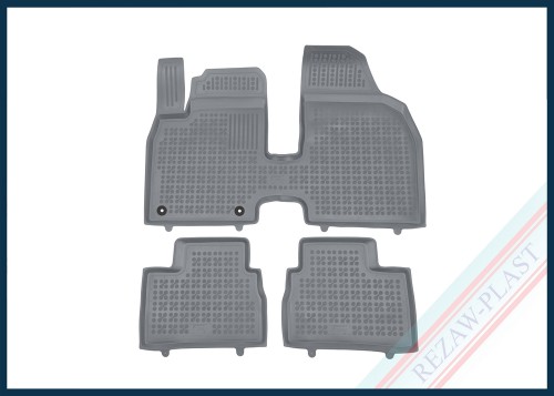 Dywaniki samochodowe TPE (gumowe) szare pasują do: Leapmotor T03 2025 -