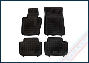 Dywaniki samochodowe TPE (gumowe) czarne pasują do: BMW X3 (E83) 2003 - 2010