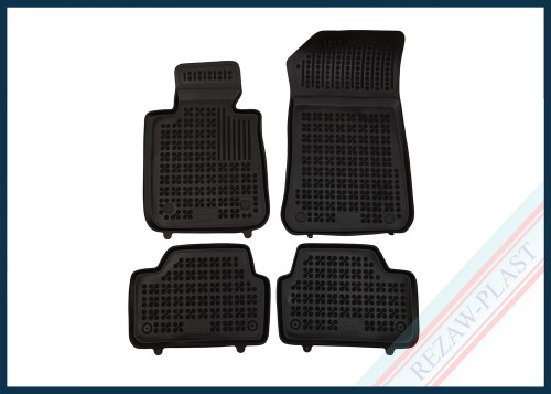 Dywaniki samochodowe TPE (gumowe) czarne pasują do: BMW 1 (E87) 2004 - 2011, 1 (F20) 2011 - 2019