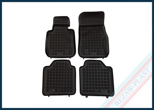 Dywaniki samochodowe TPE (gumowe) czarne pasują do: BMW 3 (F34) Gran Turismo (GT) 2013 - 2021
