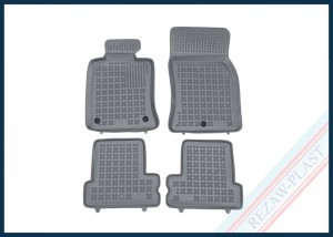 Dywaniki samochodowe TPE (gumowe) szare pasują do: Mini ONE I, COOPER I, II (R50, R56) 2001 - 2013