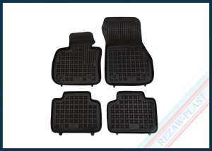 Dywaniki samochodowe TPE (gumowe) czarne pasują do: BMW 2 (F45) Active Tourer 2014 - 2021
