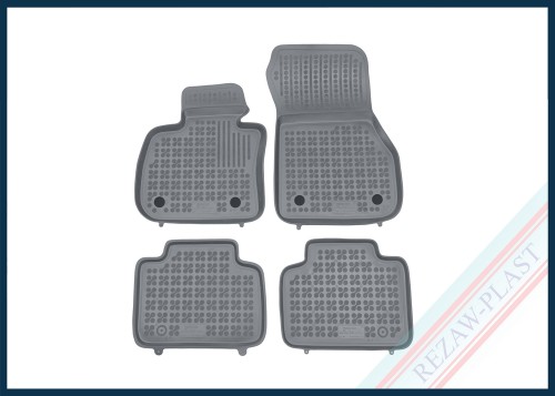Dywaniki samochodowe TPE (gumowe) szare pasują do: BMW 2 (F45) Active Tourer 2014 - 2021