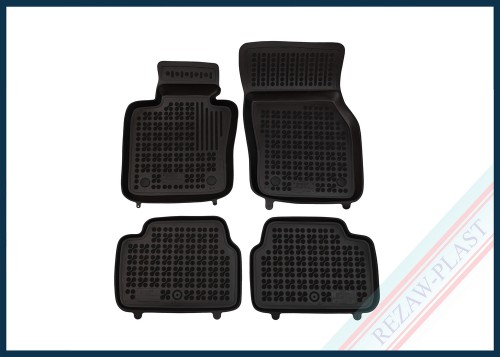 Dywaniki samochodowe TPE (gumowe) czarne pasują do: Mini COOPER S III (F55) 2013 - 2024