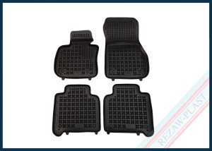 Dywaniki samochodowe TPE (gumowe) czarne pasują do: BMW 2 (F46) Gran Tourer 2015 - 2021