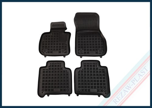 Dywaniki samochodowe TPE (gumowe) czarne pasują do: BMW 2 (F46) Gran Tourer 2015 - 2021