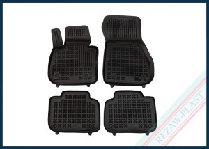 Dywaniki samochodowe TPE (gumowe) czarne pasują do: BMW X1 (F48) 2016 - 2022