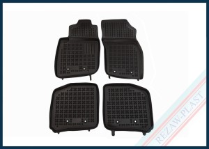 Dywaniki samochodowe TPE (gumowe) czarne pasują do: Volvo S40 I 1995 - 2004, V40 I 1995 - 2004
