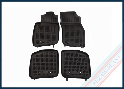 Dywaniki samochodowe TPE (gumowe) czarne pasują do: Volvo S40 I 1995 - 2004, V40 I 1995 - 2004
