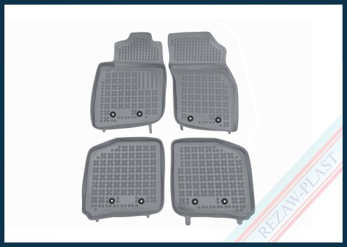 Dywaniki samochodowe TPE (gumowe) szare pasują do: Volvo S40 I 1995 - 2004, V40 I 1995 - 2004