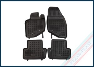 Dywaniki samochodowe TPE (gumowe) czarne pasują do: Volvo S60 I 2000 - 2009, V70 II 2000 - 2007, XC70 I 2000 - 2007