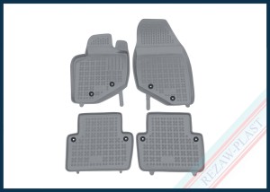 Dywaniki samochodowe TPE (gumowe) szare pasują do: Volvo S80 I 1998 - 2006