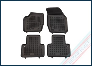 Dywaniki samochodowe TPE (gumowe) czarne pasują do: Volvo XC90 I 2002 - 2014