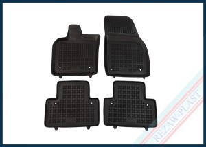 Dywaniki samochodowe TPE (gumowe) czarne pasują do: Volvo V50 2004 - 2012