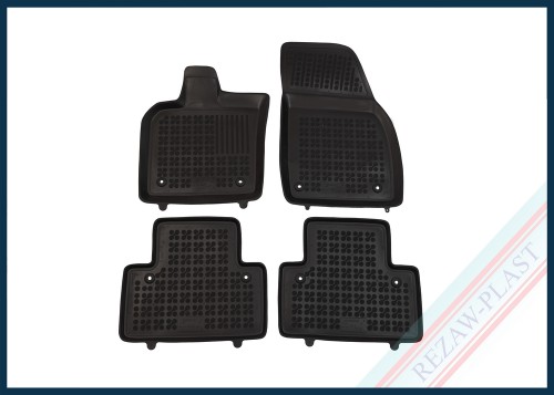 Dywaniki samochodowe TPE (gumowe) czarne pasują do: Volvo V50 2004 - 2012