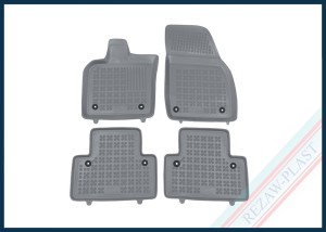 Dywaniki samochodowe TPE (gumowe) szare pasują do: Volvo V50 2004 - 2012