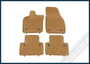 Dywaniki samochodowe TPE (gumowe) beżowe pasują do: Volvo V50 2004 - 2012