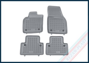 Dywaniki samochodowe TPE (gumowe) szare pasują do: Volvo S40 II 2004 - 2012