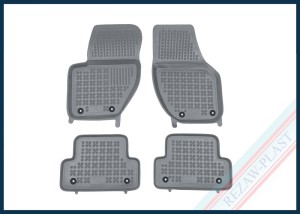 Dywaniki samochodowe TPE (gumowe) szare pasują do: Volvo V40 II 2012 - 2019