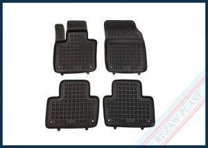 Dywaniki samochodowe TPE (gumowe) czarne pasują do: Volvo XC90 II 2015 - 2025