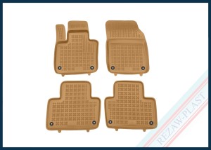 Floor mats beige fit to: Volvo XC90 II 2015 -