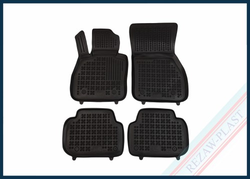 Floor mats black fit to: Mini CLUBMAN II F54 2015 -