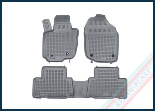 Floor mats grey fit to: Toyota RAV4 III 2005 - 2012
