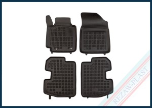 Dywaniki samochodowe TPE (gumowe) czarne pasują do: Toyota YARIS I 1999 - 2005